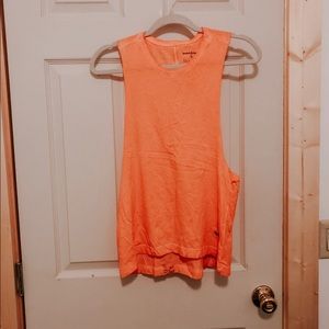NEON ORANGE REEBOK TANK